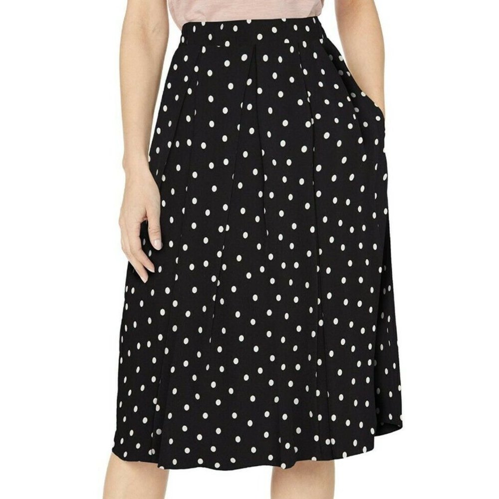 Tahari Polka Dot Pleated Skirt (NWT)